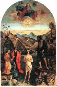 BELLINI, Giovanni Baptism of Christ ena oil painting reproduction